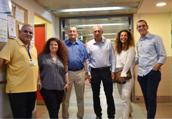 Tel Aviv Mayor Ron Huldai Visits Reuth TLV